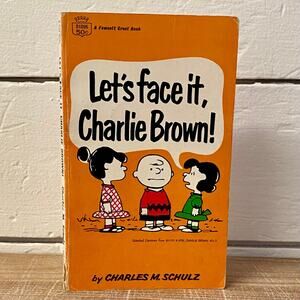 Vintage 1960 Let’s Face It, Charlie Brown! By Charles M. Schulz-Peanuts Book